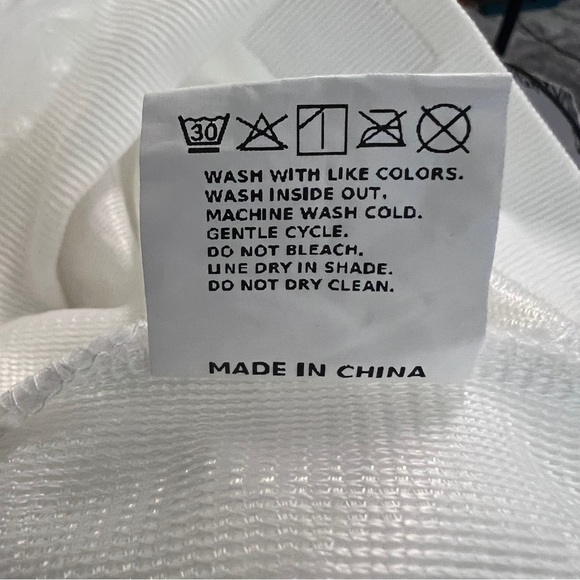 CHICME White Crew Neck Fluffy Sweater Zipper-Sleeves Size M EUC - Picture 7 of 7